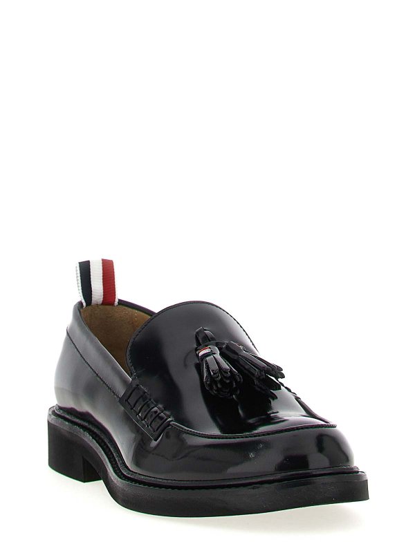 THOM BROWNE: Mocassins & Chaussures bateau online - Mocassins - Noir