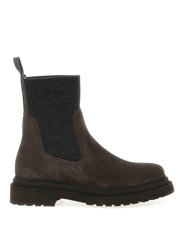 BRUNELLO CUCINELLI: Botines - Botines - Marrón