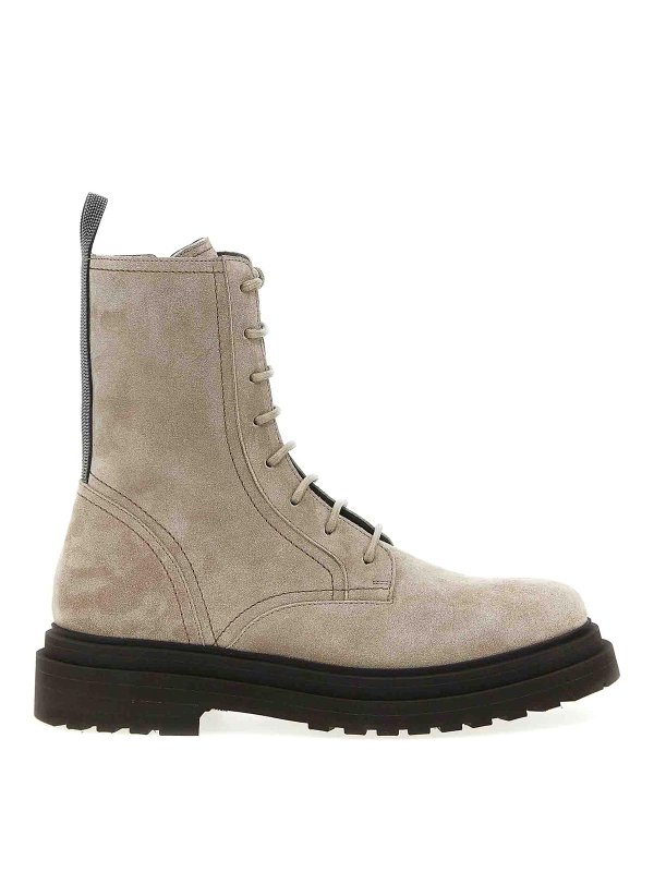 BRUNELLO CUCINELLI: Bottes - Bottes - Gris