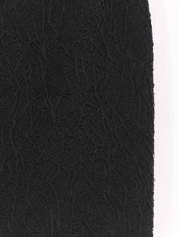 The Best Shops ALEXANDER MCQUEEN: Robe longueur genou - Robe Au Genou - Noir