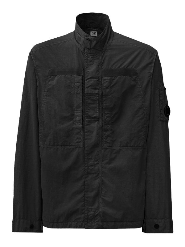 C.P. COMPANY: casual jackets - Flat nylon jacket with iconic logo detail