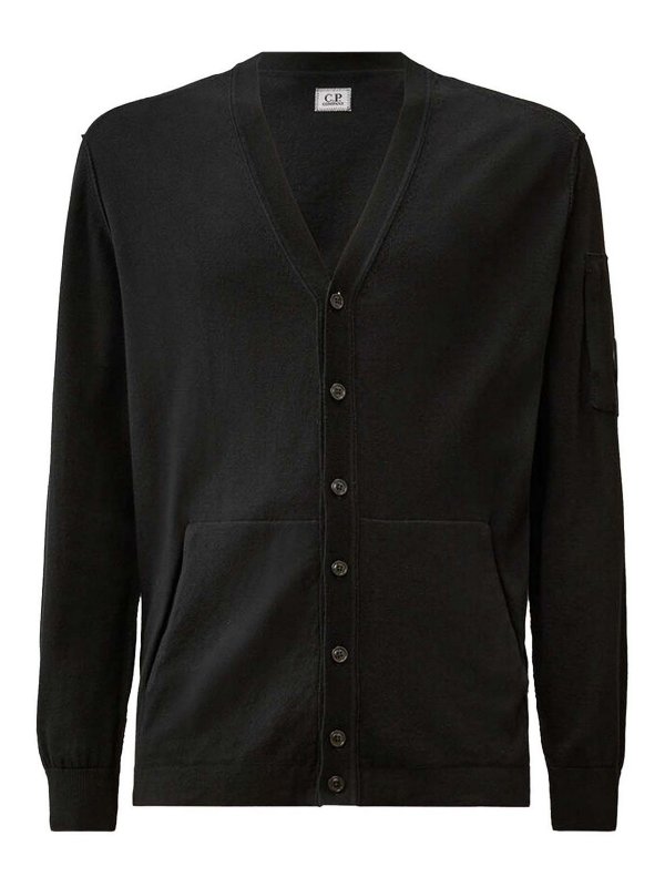 C.P. COMPANY: カーディガン - カーディガン - 黒