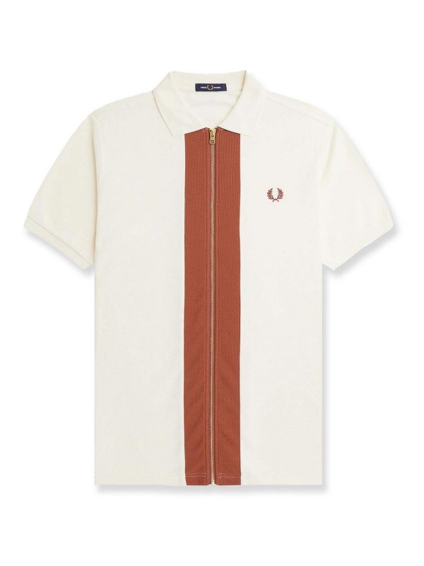 FRED PERRY: polo shirts - Cotton pole with zip