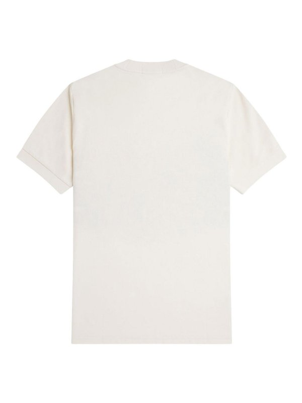FRED PERRY: t-shirts online - Cotton t-shirt with striped motif