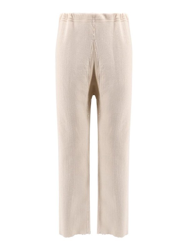 Maison Margiela: Pantalones casual - Pantalón Casual - Blanco