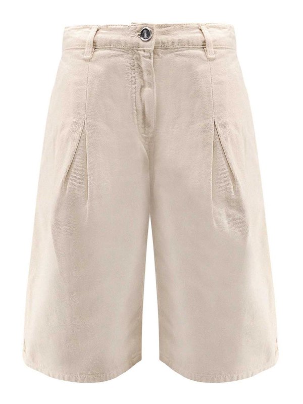 Pinko: Hosen Shorts - Shorts - Weiß