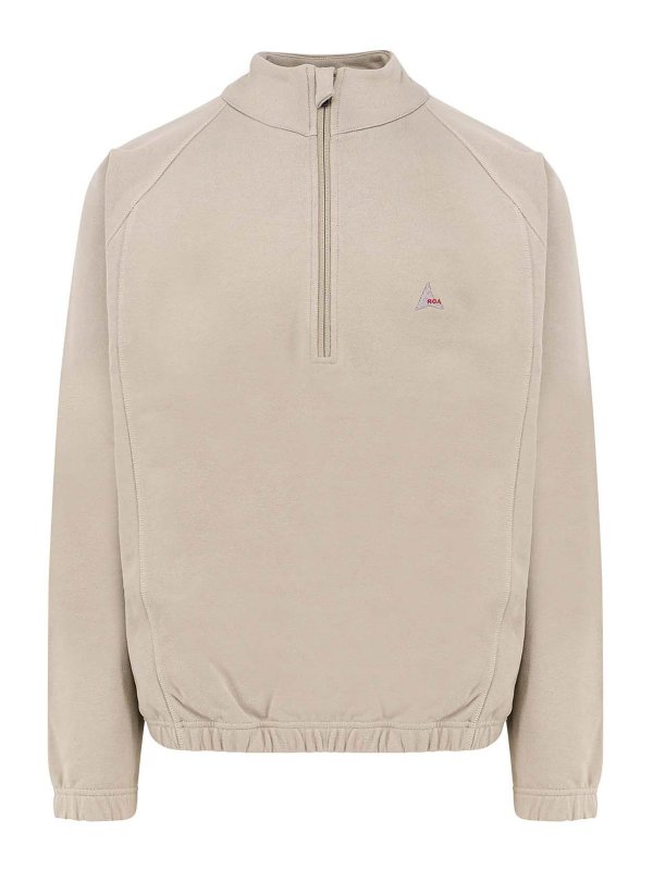 ROA: Sweatshirts & Sweaters - Stretch cotton sweatshirt with logo