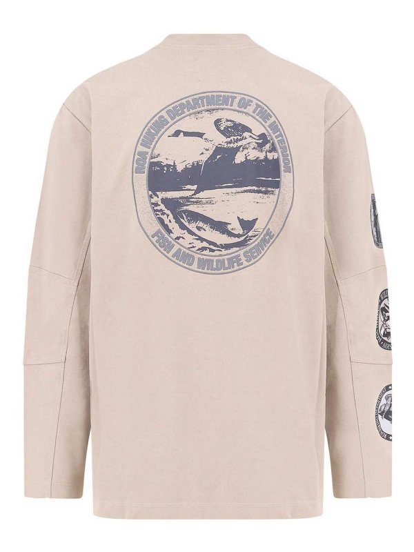 ROA: Tシャツ online - Tシャツ - グレー