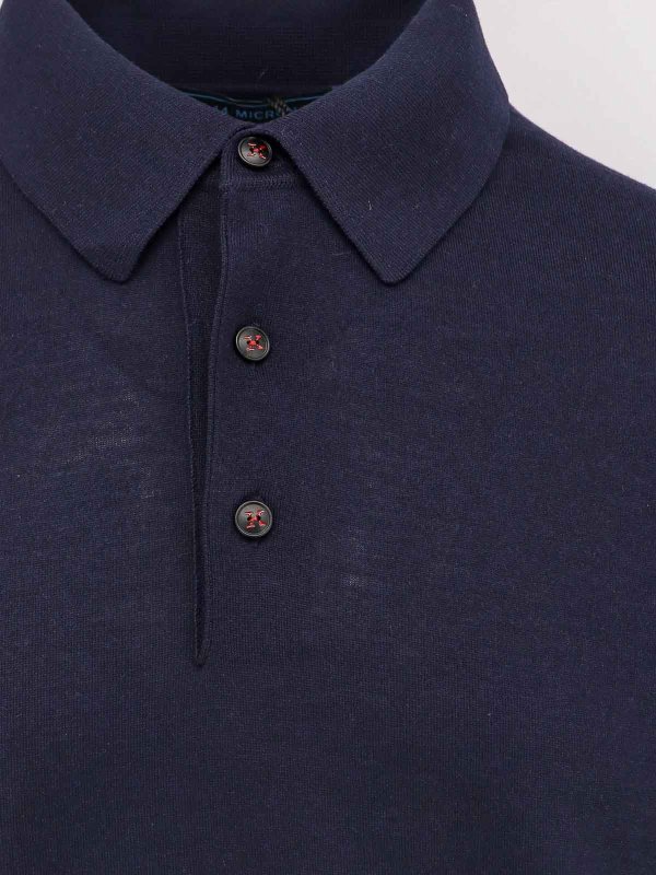 The Best Shops KITON: Poloshirts - Poloshirt - Blau