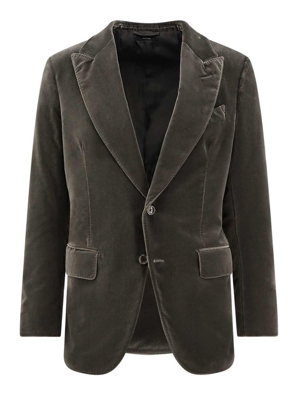 TOM FORD: Blazer - Blazer - Gris