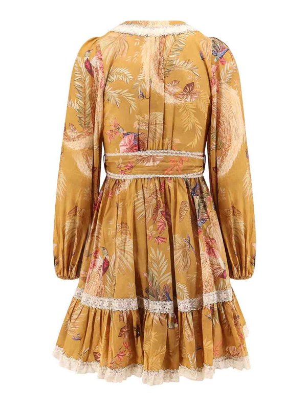 ZIMMERMANN: Knielange Kleider online - Knielanges Kleid - Bunt