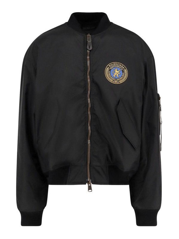 BALENCIAGA: ボンバージャケット - ボンバージャケット - 黒