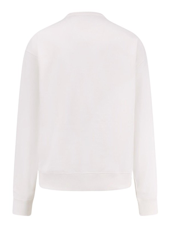BURBERRY: Sweatshirts & Sweaters online - Cotton sweatshirt with logo embroidery