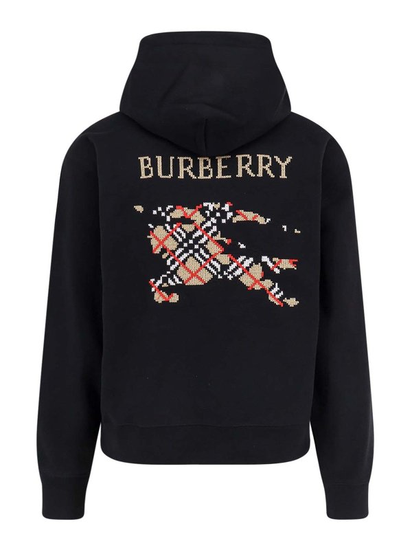 BURBERRY: Sweatshirts & Sweaters online - Cotton sweatshirt with logo embroidery