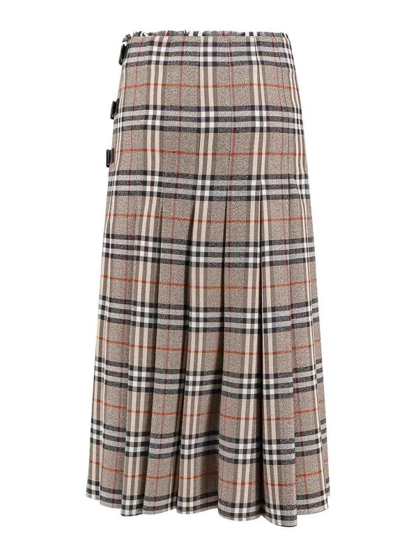 BURBERRY: Jupes longues online - Jupe Longue - Noir