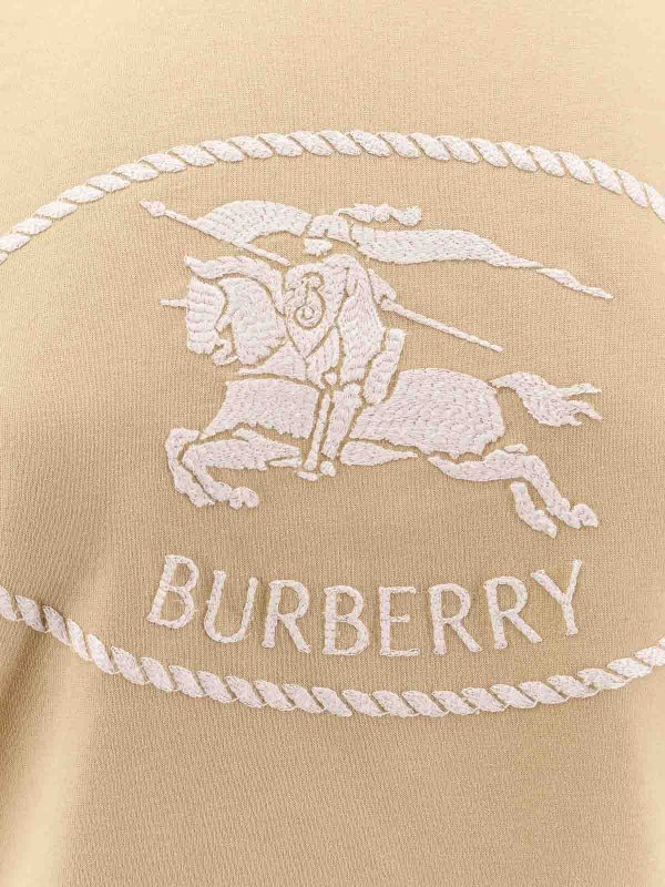 The Best Shops BURBERRY: T-shirts - T-Shirt - Beige