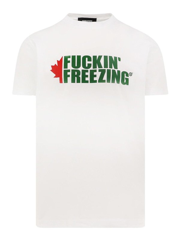 DSQUARED2: T-shirts - T-Shirt - Blanc