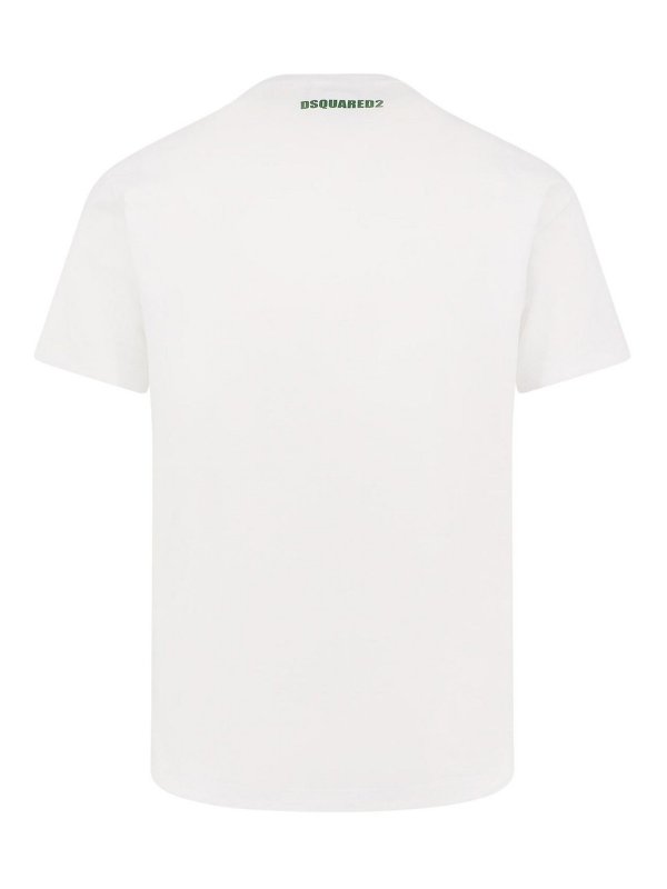 DSQUARED2: T-shirts online - T-Shirt - Blanc