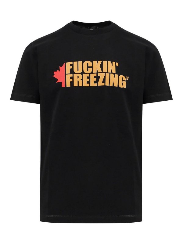 DSQUARED2: T-shirts - T-Shirt - Schwarz