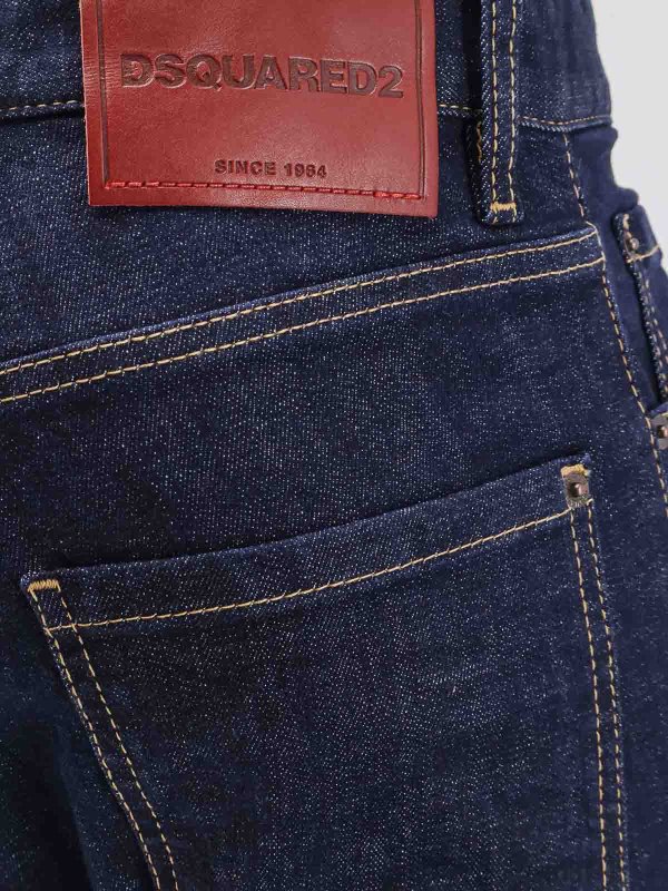 The Best Shops DSQUARED2: jeans bootcut - Jeans Cool Guy Con Impunture In Contrasto