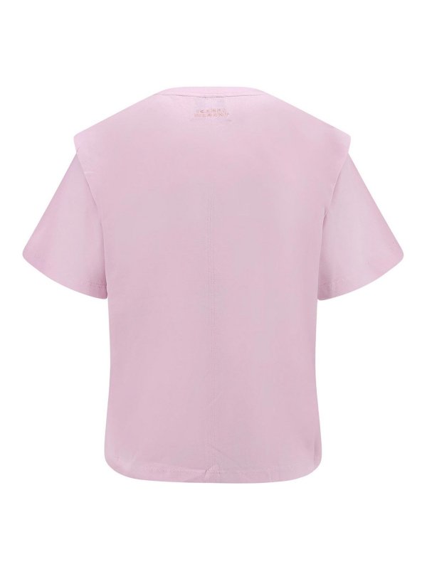 Isabel Marant Etoile: t-shirts online - T-Shirt Zelitos In Cotone Biologico