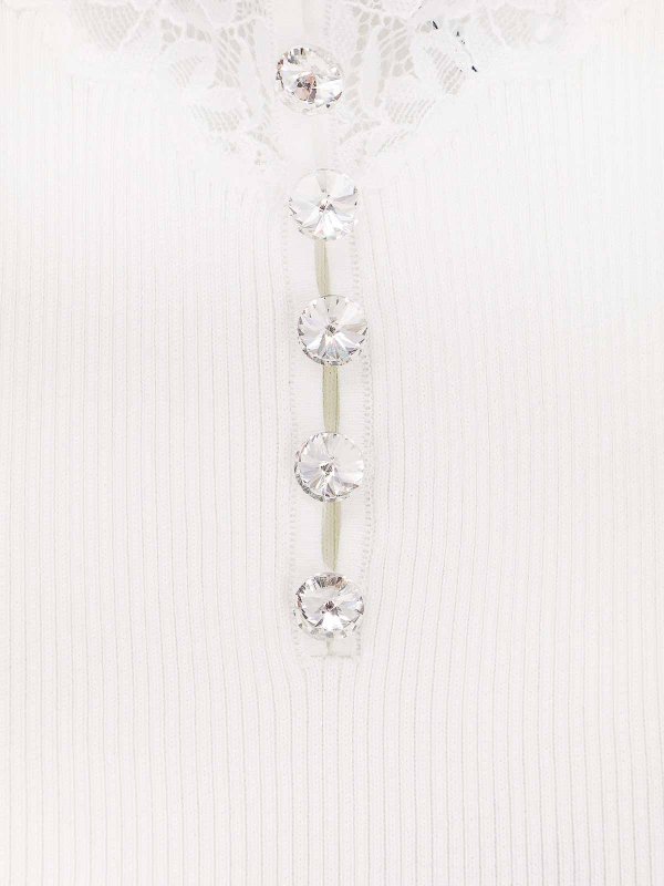 The Best Shops Self Portrait: Tops & Tank tops - Top in viscose with lace inserts