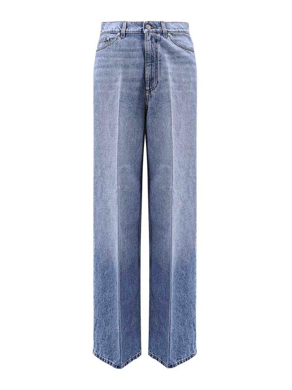 STELLA McCARTNEY: ブーツカットジーンズ - ブーツカットジーンズ - マルチカラー