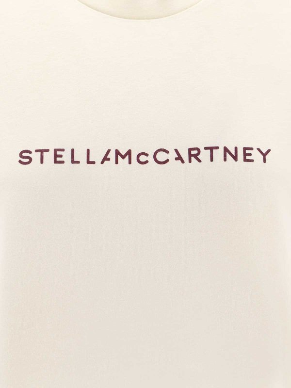The Best Shops STELLA McCARTNEY: t-shirts - Cotton t-shirt with logo print