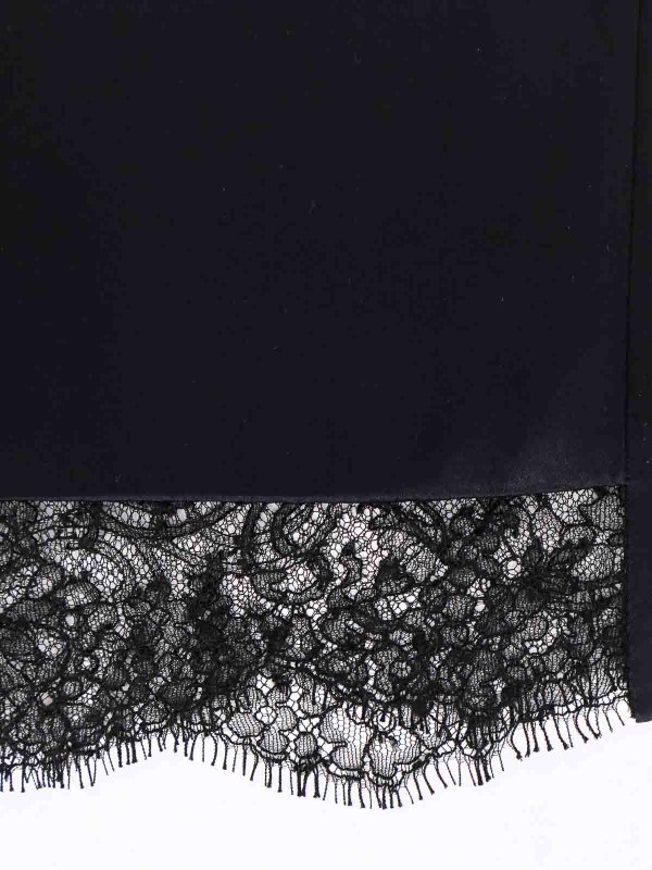 The Best Shops TOM FORD: mini skirts - Silk skirt with lace inserts