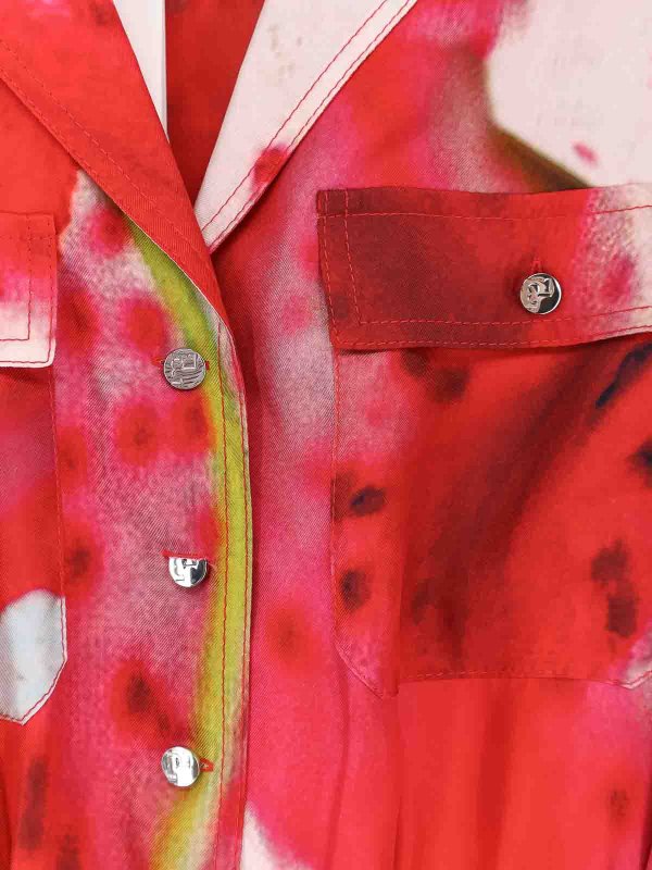 The Best Shops TORY BURCH: casual jackets - Vestito/Chemisier In Seta Stampata