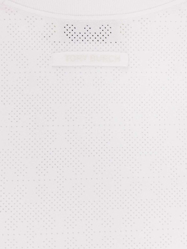 The Best Shops TORY BURCH: t-shirts - T-Shirt T Monogram Jacquard In Misto Viscosa