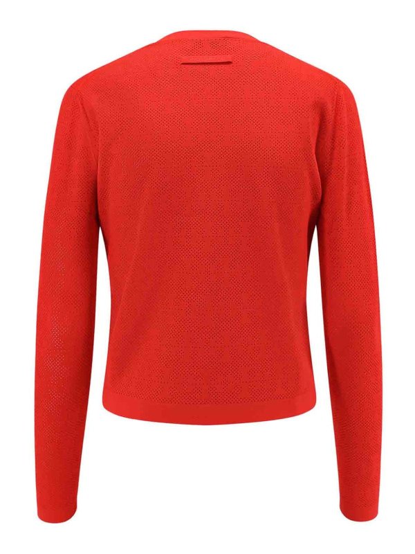 TORY BURCH: cardigans online - Cardigan T Monogram Jacquard In Misto Viscosa