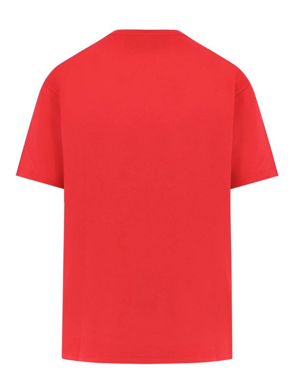 VALENTINO: t-shirt online - Maglietta in cotone le chat de la maison