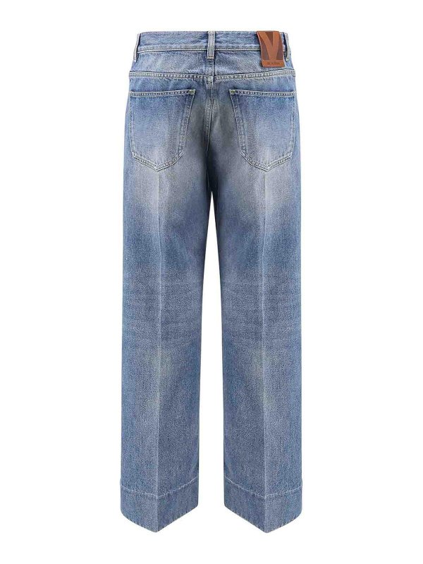 VALENTINO: bootcut jeans online - Jeans with Chez detail