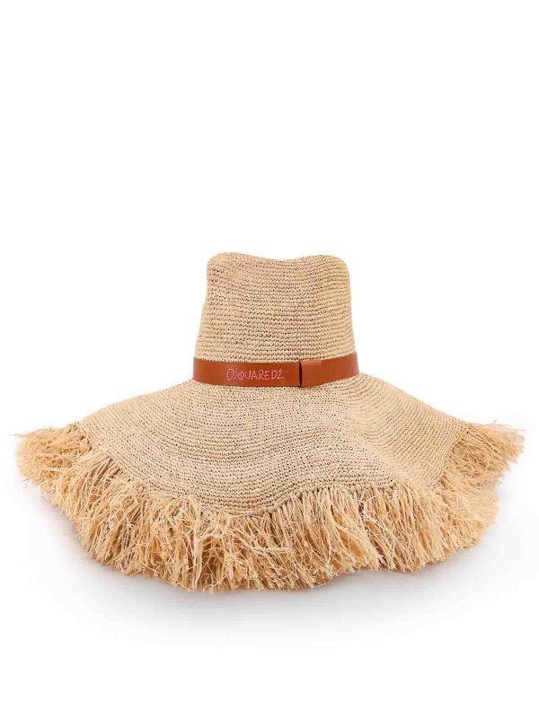 The Best Shops DSQUARED2: 帽子＆キャッブ - 帽子 - ベージュ