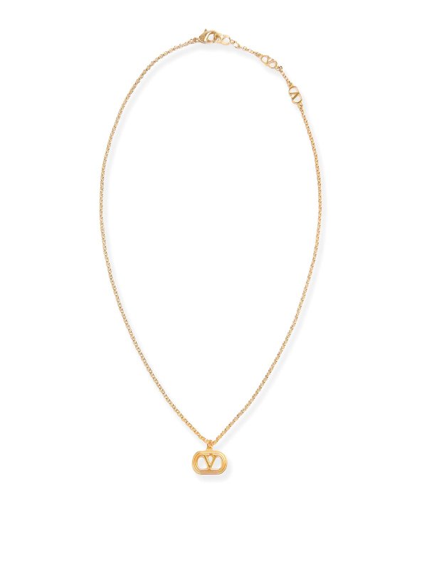 VALENTINO GARAVANI: Necklaces & Chokers - Metal ovalete necklace
