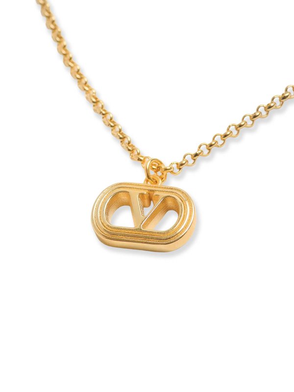 VALENTINO GARAVANI: Necklaces & Chokers online - Metal ovalete necklace