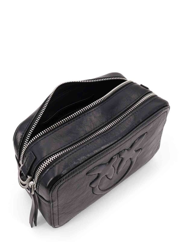 Borsa A Tracolla Carrie In Pelle shop online: Pinko