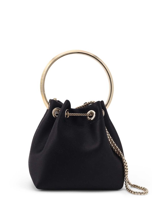 JIMMY CHOO: cross body bags online - Bon Bon Bon in Satin