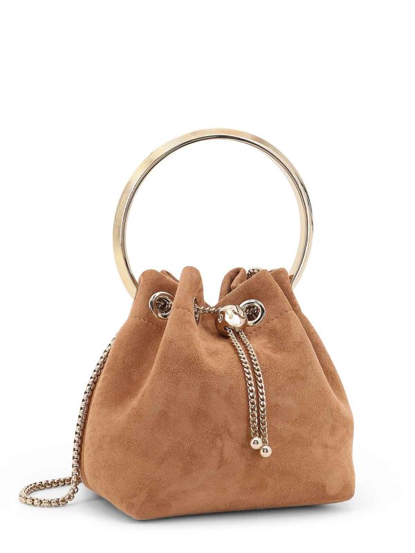 The Best Shops JIMMY CHOO: cross body bags - Bon bon bag in suede
