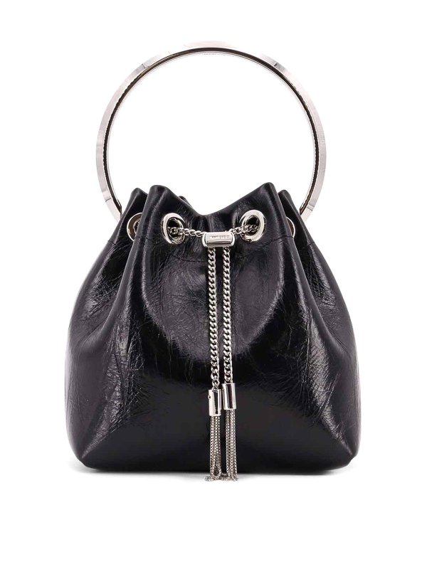 JIMMY CHOO: cross body bags - Bon Bon Bon Bon Bon in Leather
