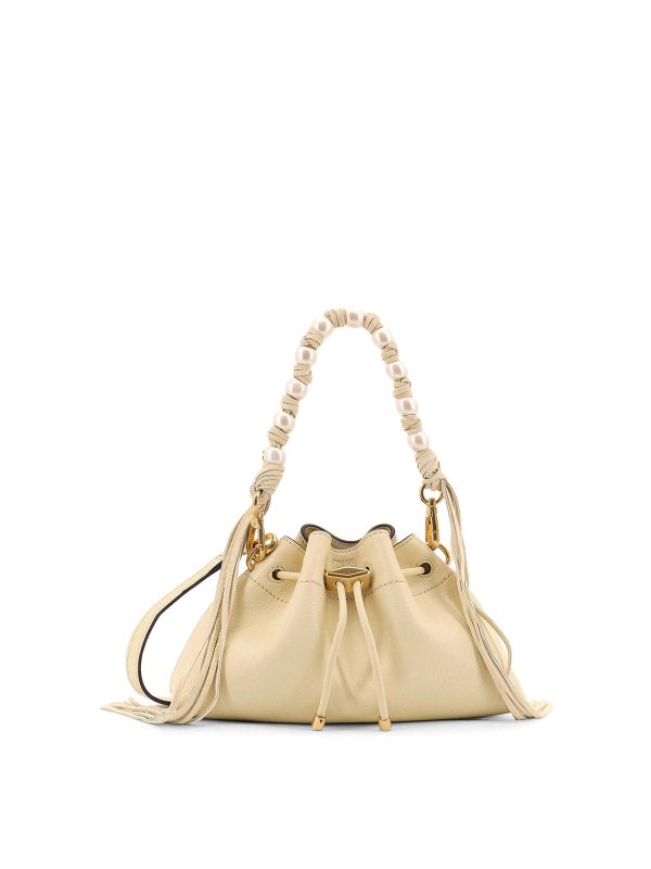 JIMMY CHOO: クロスボディバッグ - クロスボディバッグ - 白