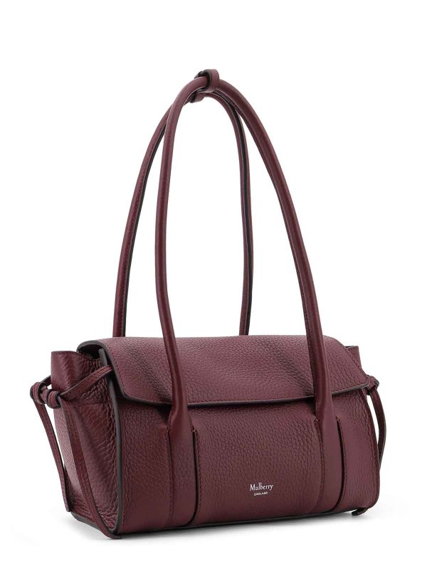 The Best Shops MULBERRY: cross body bags - Leather shoulder bag with logo