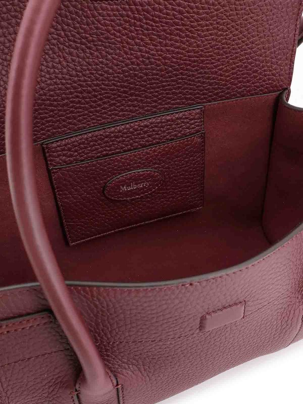 Leather shoulder bag with logo shop online: MULBERRY