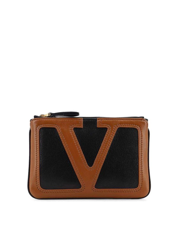 VALENTINO GARAVANI: clutches - Pochetteviva Superstar In Nappa