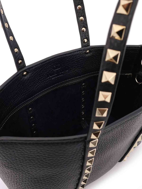 Shopping RockStud bag in leather shop online: VALENTINO GARAVANI