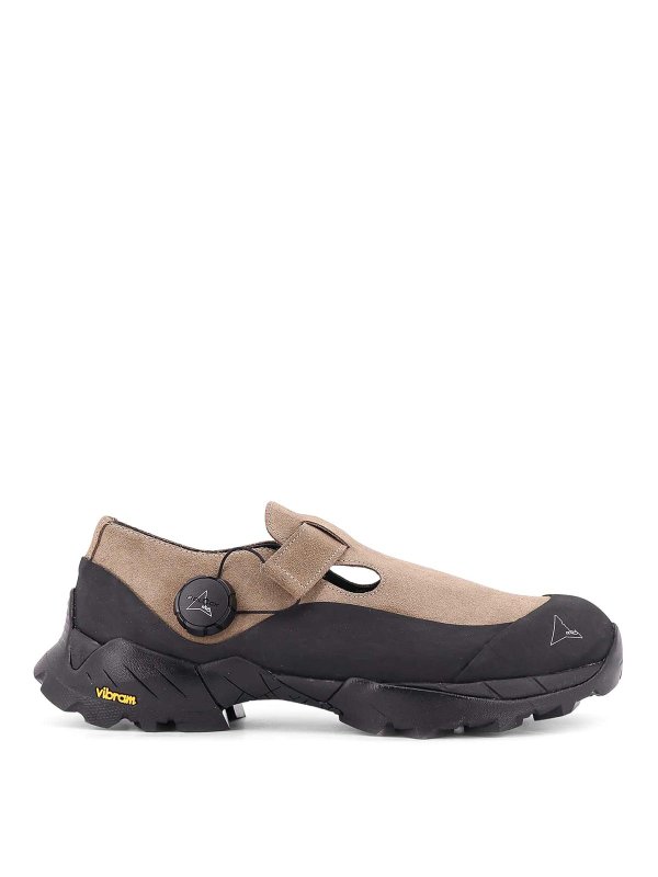 ROA: trainers - Sneakers Pala suede with cut-out detail