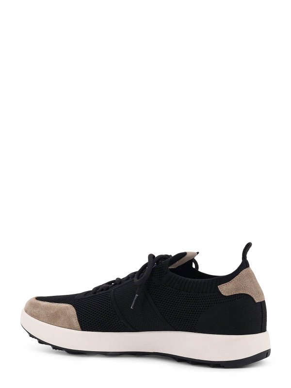 The Best Shops KITON: trainers - Low-top sneakers in mesh with suede profiles