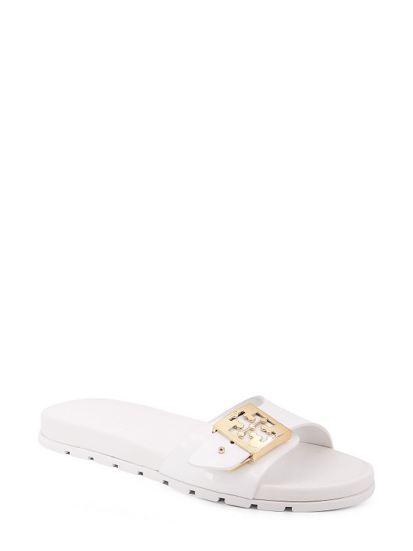 TORY BURCH: sandals online - Slide Buckle in paint