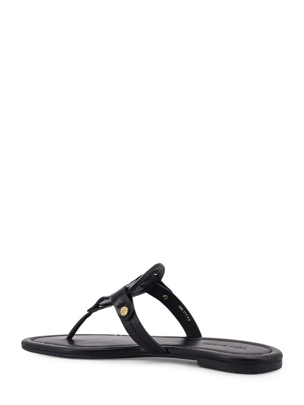 The Best Shops TORY BURCH: sandals - Miller flip flops in leather